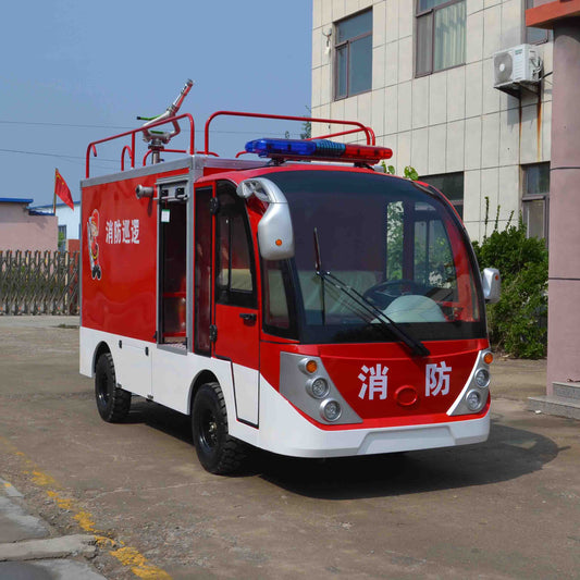 2-Seater Electric Fire Truck – 48V/72V with 1600L Water Tank & Fire Pump | YIPU-FT 2T