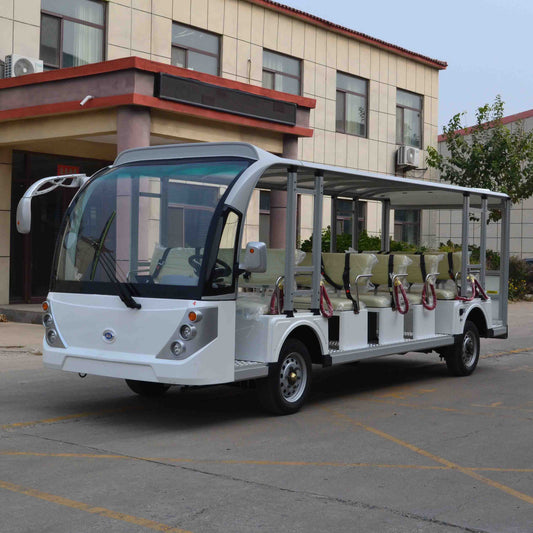 23-Seater Electric Sightseeing Vehicle – 96V Lithium Tour Tram | YIPU-SC-O 23S