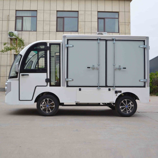 2-Seater Electric Food Delivery Cart – 48V/72V with Insulated Cargo Box | YIPU-FDC 1T
