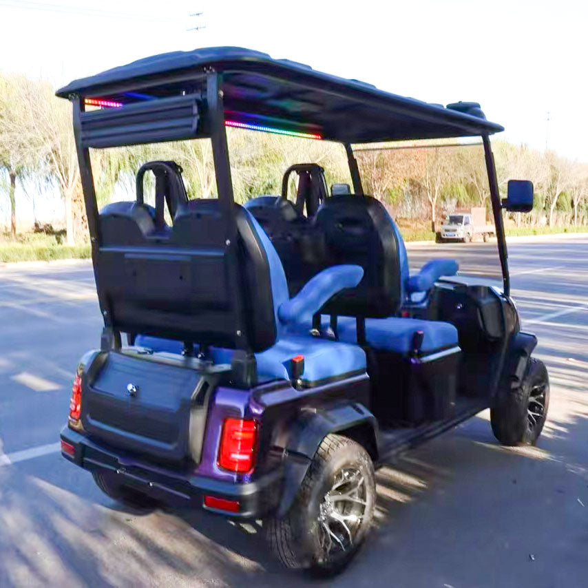 4-Seater Electric Golf Cart with Multimedia Screen | Multi-Purpose Utility Vehicle | YIPU-GC-F 4S