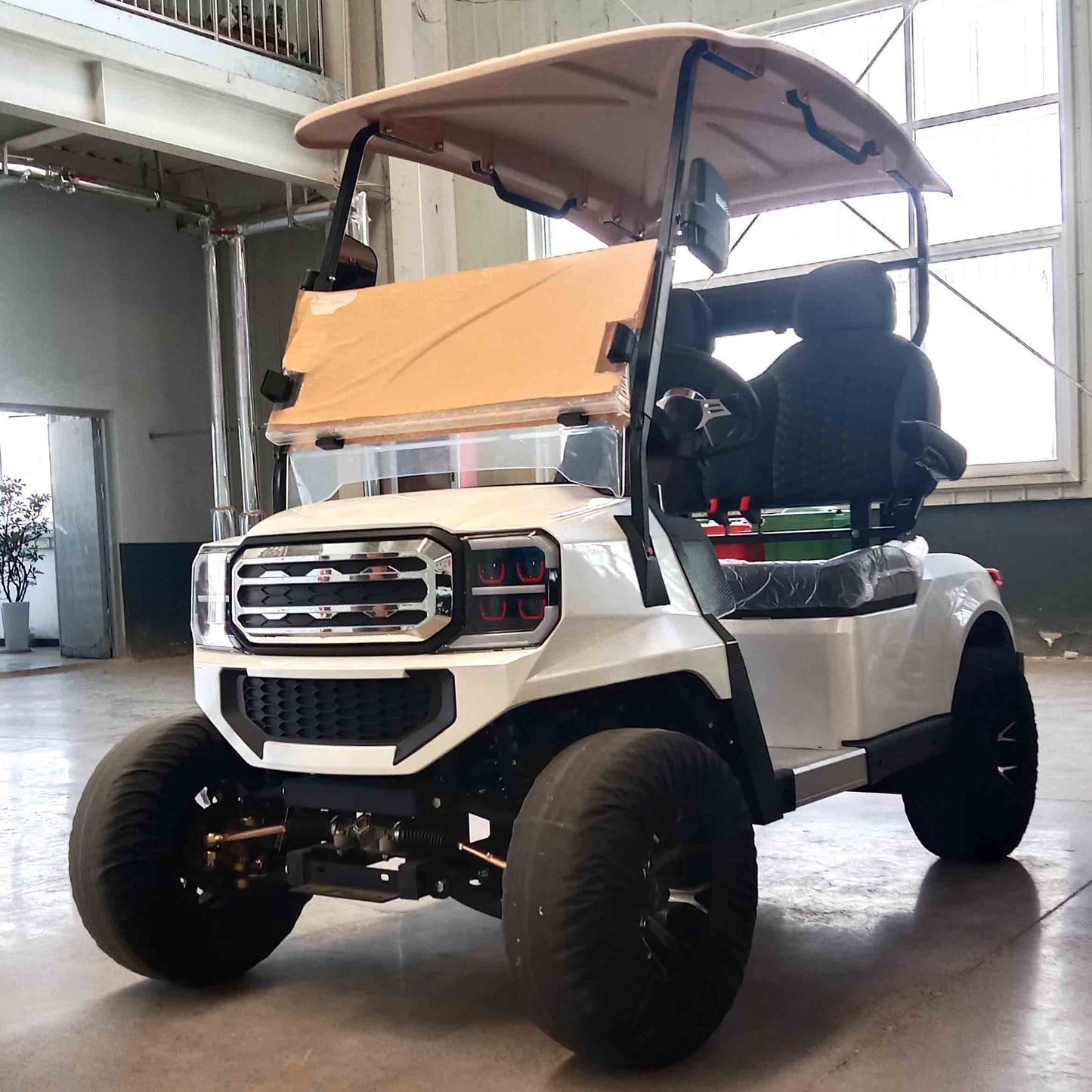 6-Seater Electric Golf Cart with Multimedia Screen | Multi-Purpose Utility Vehicle | YIPU-GC-E 6S