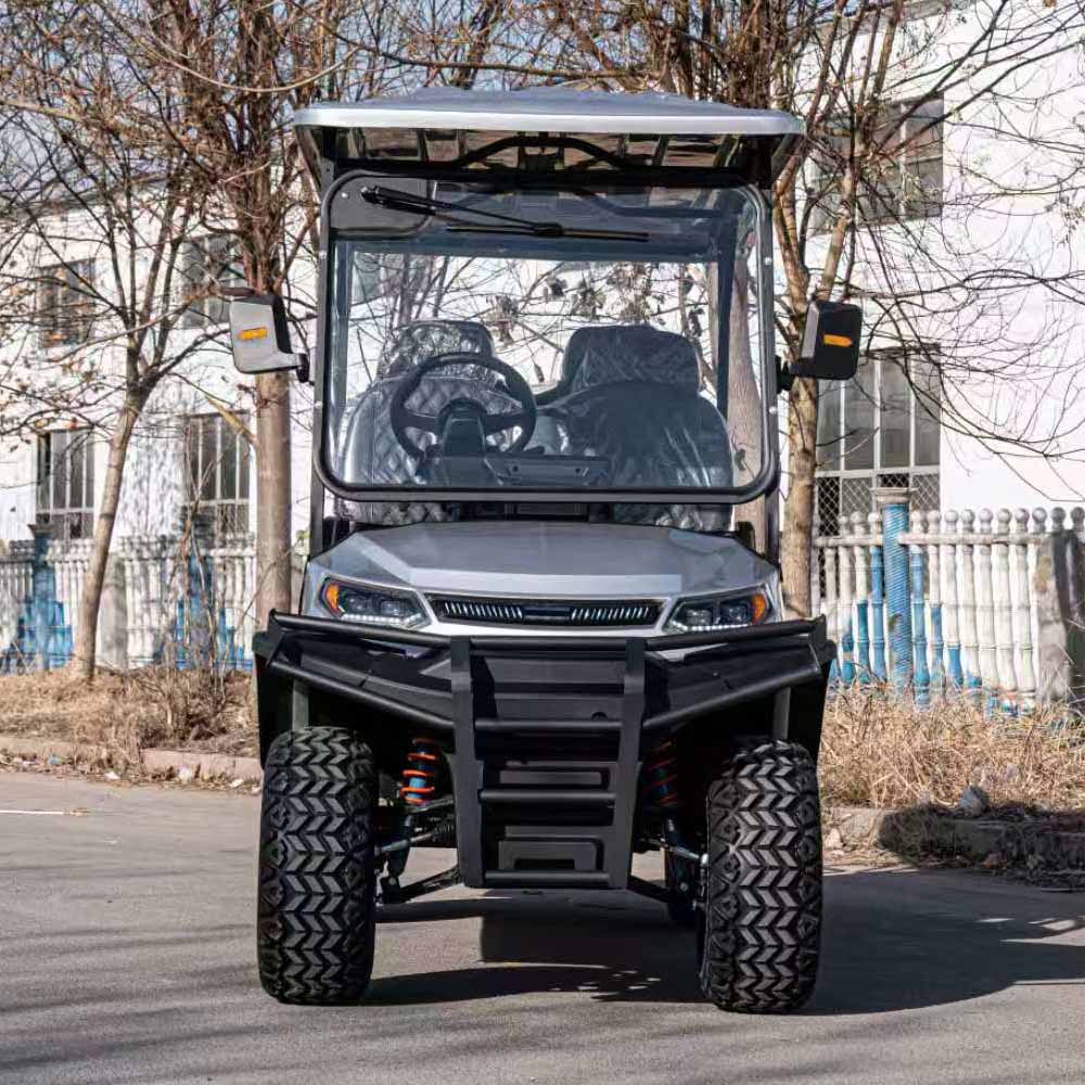 4-Seater Electric Golf Cart with Multimedia Screen | Multi-Purpose Utility Vehicle | YIPU-GC-H 2S+2S