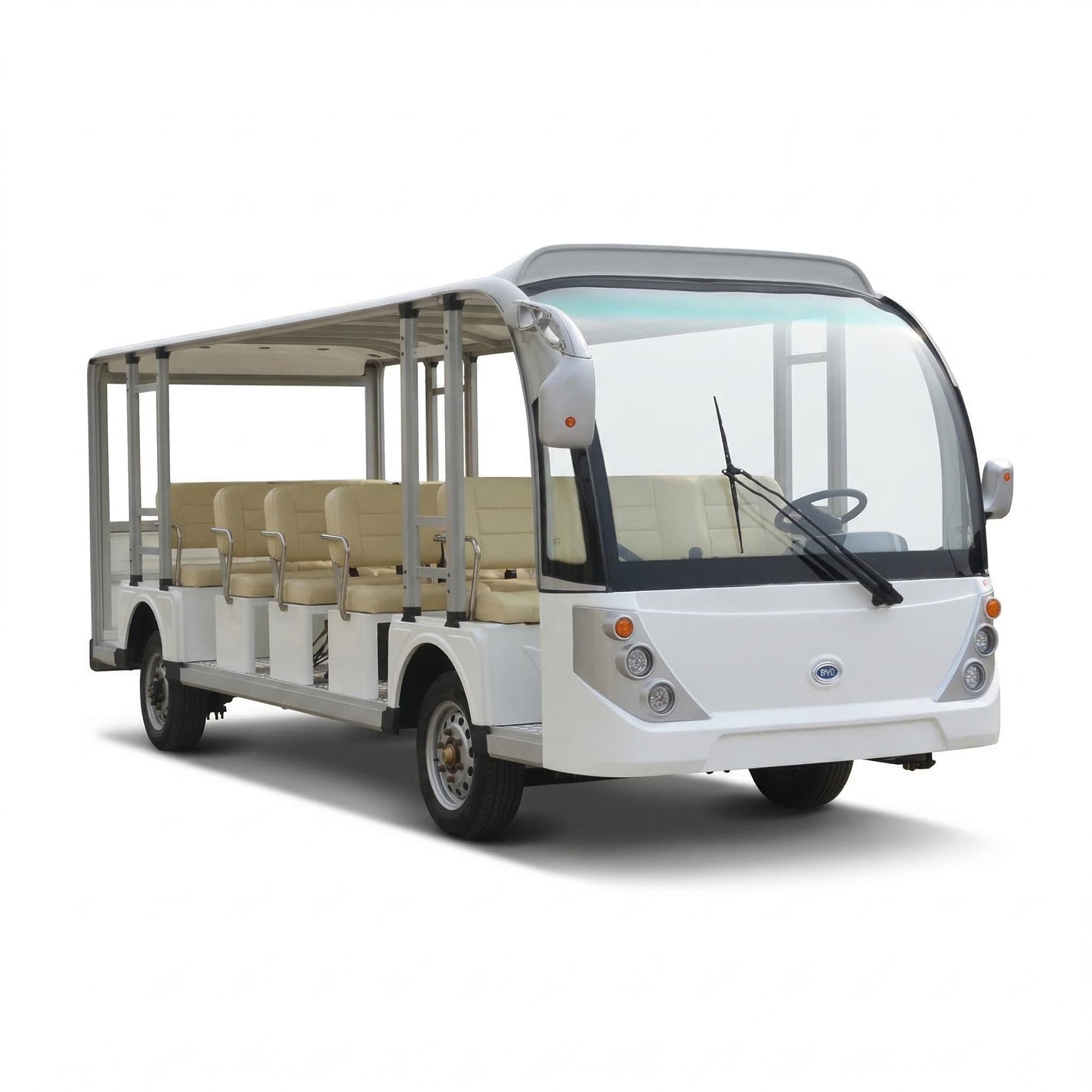 23-Seater Electric Sightseeing Vehicle – 96V Lithium Tour Tram | YIPU-SC-O 23S