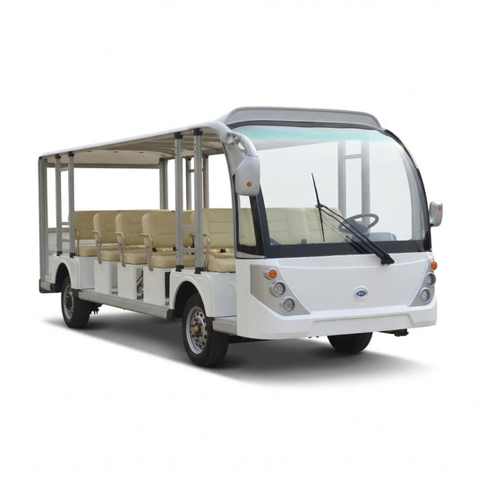23-Seater Electric Sightseeing Vehicle – 96V Lithium Tour Tram | YIPU-SC-O 23S