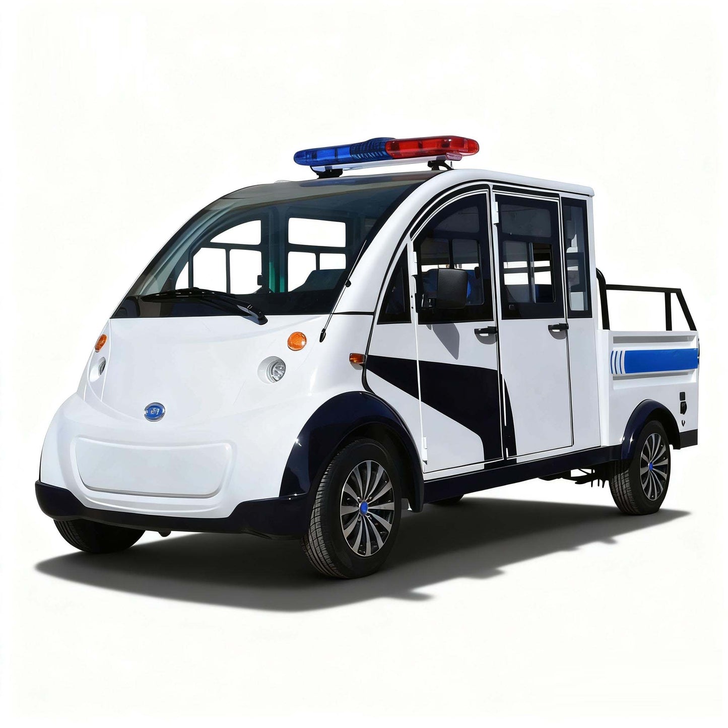 5-Seater Electric Patrol Vehicle – 48V/72V Security Cart with LED Display | YIPU-PC-TT 5S