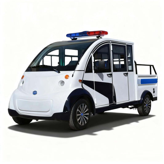5-Seater Electric Patrol Vehicle – 48V/72V Security Cart with LED Display | YIPU-PC-TT 5S