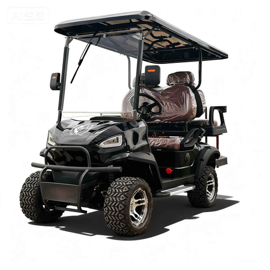 4-Seater Electric Golf Cart with Multimedia Screen | Multi-Purpose Utility Vehicle | YIPU-GC-N 2S+2S
