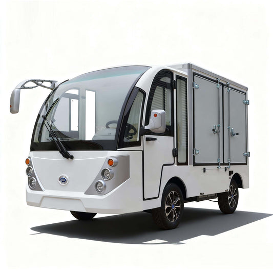 2-Seater Electric Food Delivery Cart – 48V/72V with Insulated Cargo Box | YIPU-FDC 1T