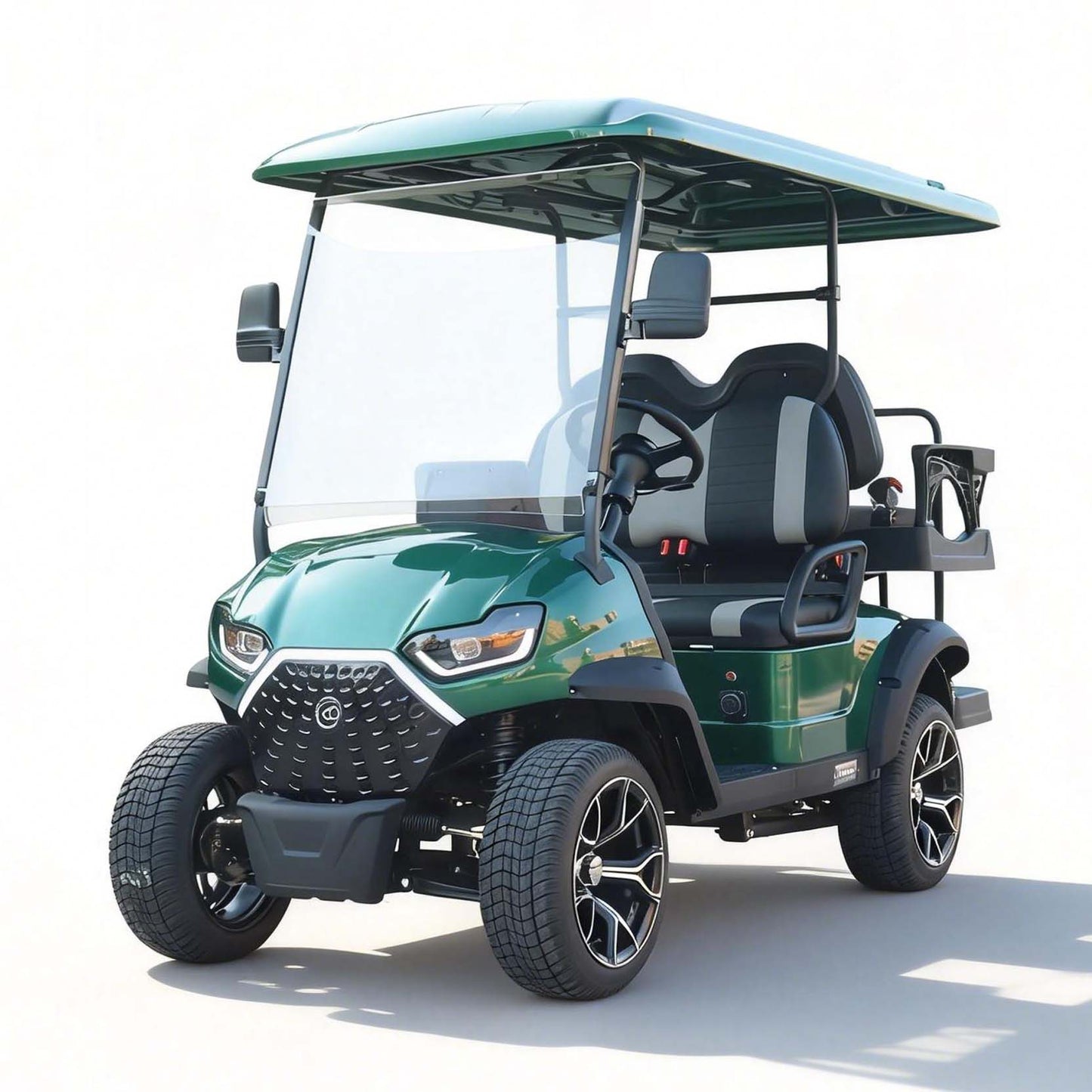4-Seater Electric Golf Cart – 48V 5KW AC with 80-100km Range | YIPU-GC-B 2S+2S