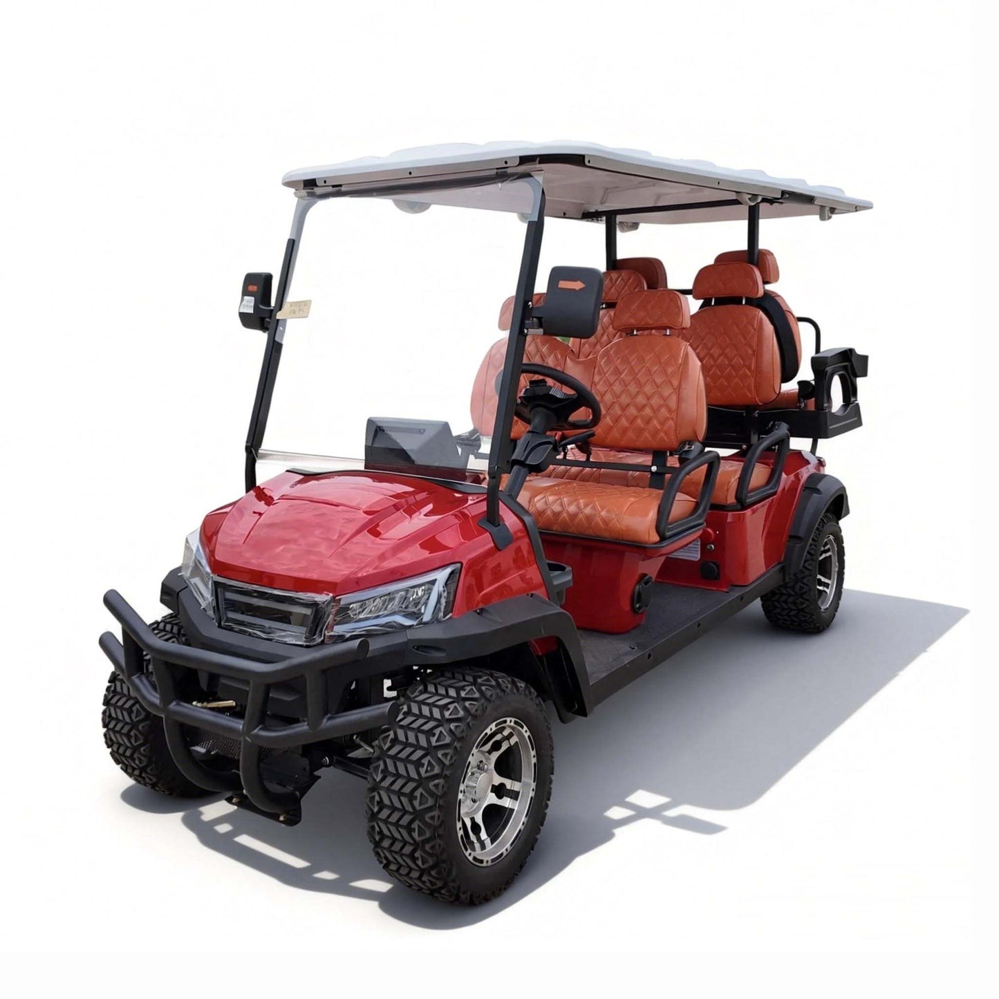 6-Seater Electric Golf Cart with Multimedia Screen | Multi-Purpose Utility Vehicle | YIPU-GC-G 4S+2S