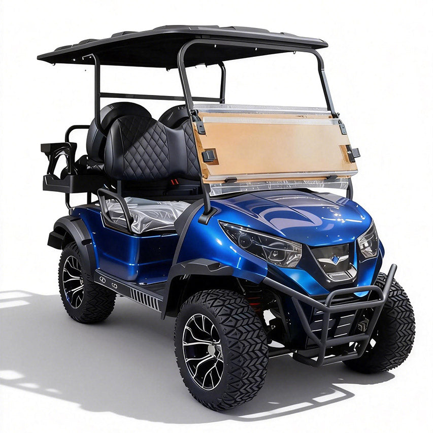 4-Seater Electric Golf Cart – 60V 4KW with 12.3" CarPlay Screen | YIPU-GC-A 2S+2S
