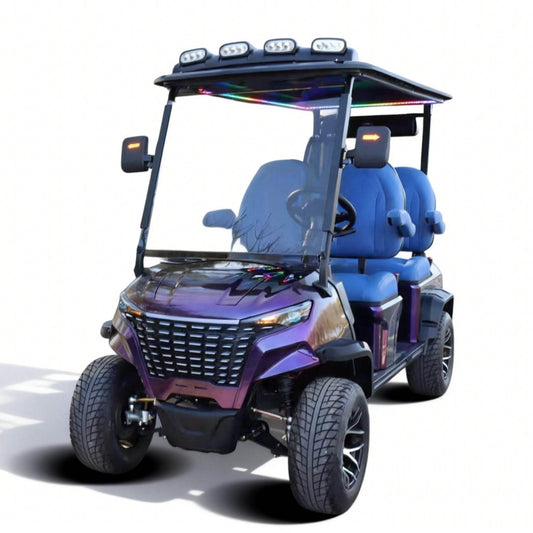 4-Seater Electric Golf Cart with Multimedia Screen | Multi-Purpose Utility Vehicle | YIPU-GC-F 4S