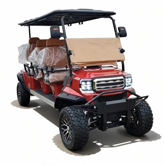 6-Seater Electric Golf Cart with Multimedia Screen | Multi-Purpose Utility Vehicle | YIPU-GC-E 6S