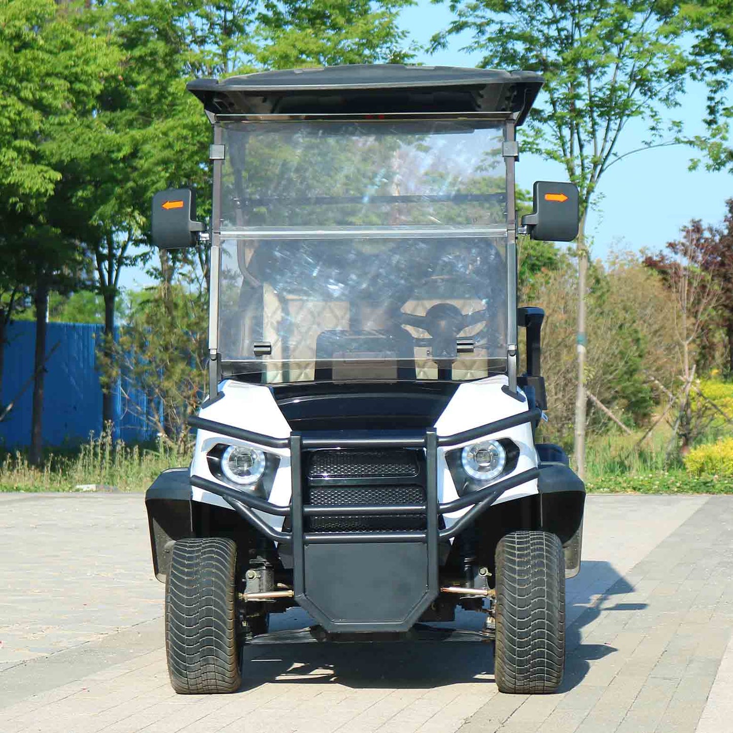 4-Seater Electric Golf Cart with Multimedia Screen | Multi-Purpose Utility Vehicle | YIPU-GC-C 2S+2S
