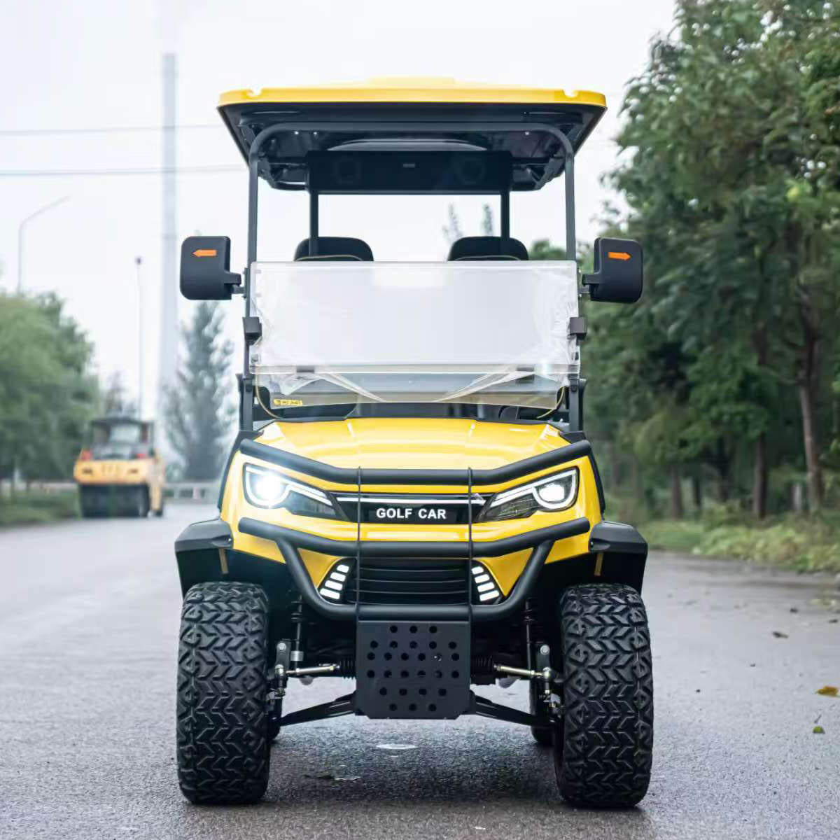 4-Seater Electric Golf Cart with Multimedia Screen | Multi-Purpose Utility Vehicle | YIPU-GC-K 2S+2S