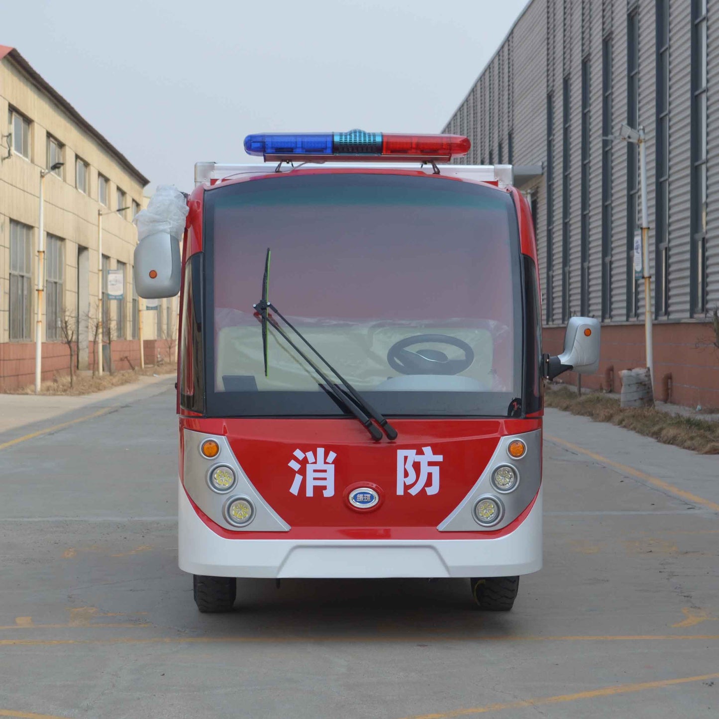 2-Seater Electric Fire Truck – 48V/72V with 1600L Water Tank & Fire Pump | YIPU-FT 2T