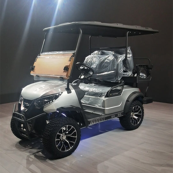 4-Seater Electric Golf Cart – 60V 4KW with 12.3" CarPlay Screen | YIPU-GC-A 2S+2S