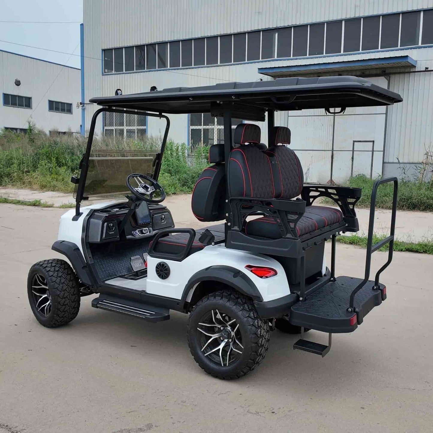 4-Seater Electric Golf Cart with Multimedia Screen | Multi-Purpose Utility Vehicle | YIPU-GC-D 2S+2S