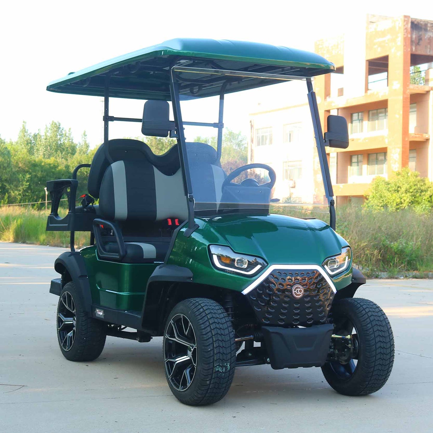 4-Seater Electric Golf Cart – 48V 5KW AC with 80-100km Range | YIPU-GC-B 2S+2S