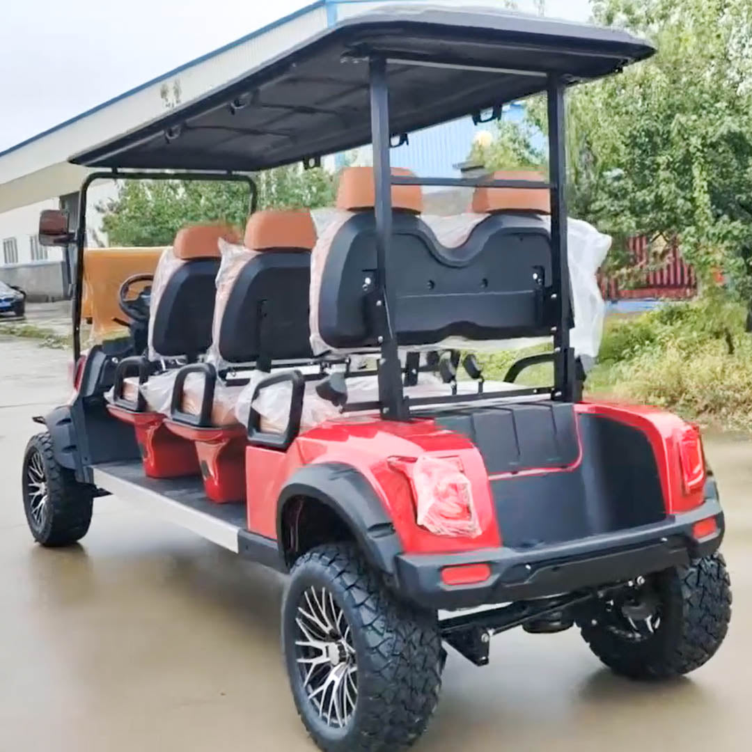 6-Seater Electric Golf Cart with Multimedia Screen | Multi-Purpose Utility Vehicle | YIPU-GC-E 6S