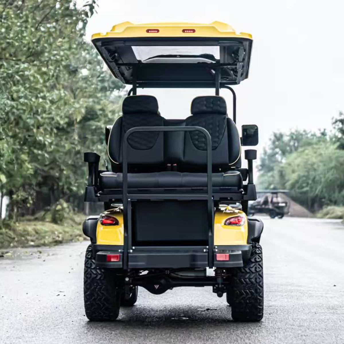 4-Seater Electric Golf Cart with Multimedia Screen | Multi-Purpose Utility Vehicle | YIPU-GC-K 2S+2S