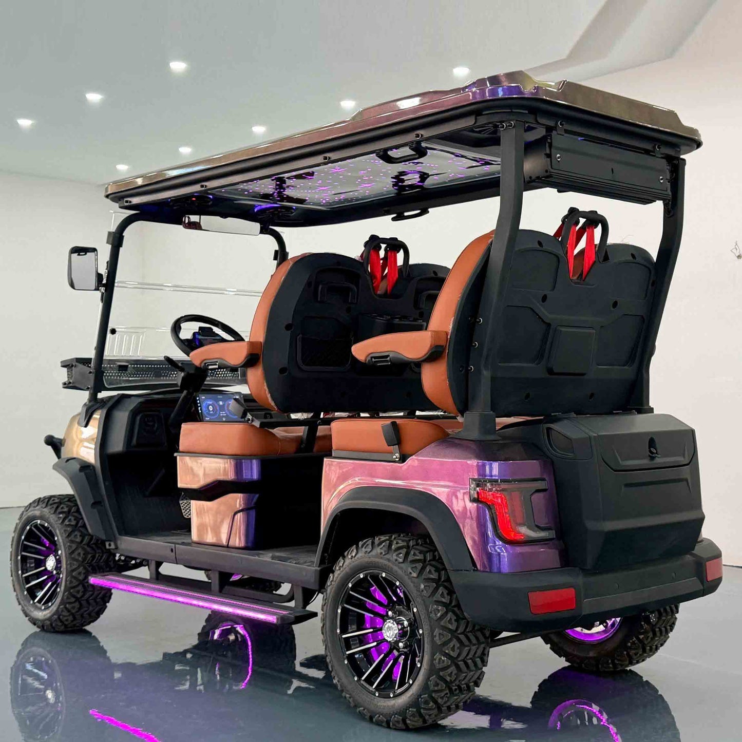 4-Seater Electric Golf Cart with Multimedia Screen | Multi-Purpose Utility Vehicle | YIPU-GC-L 4S