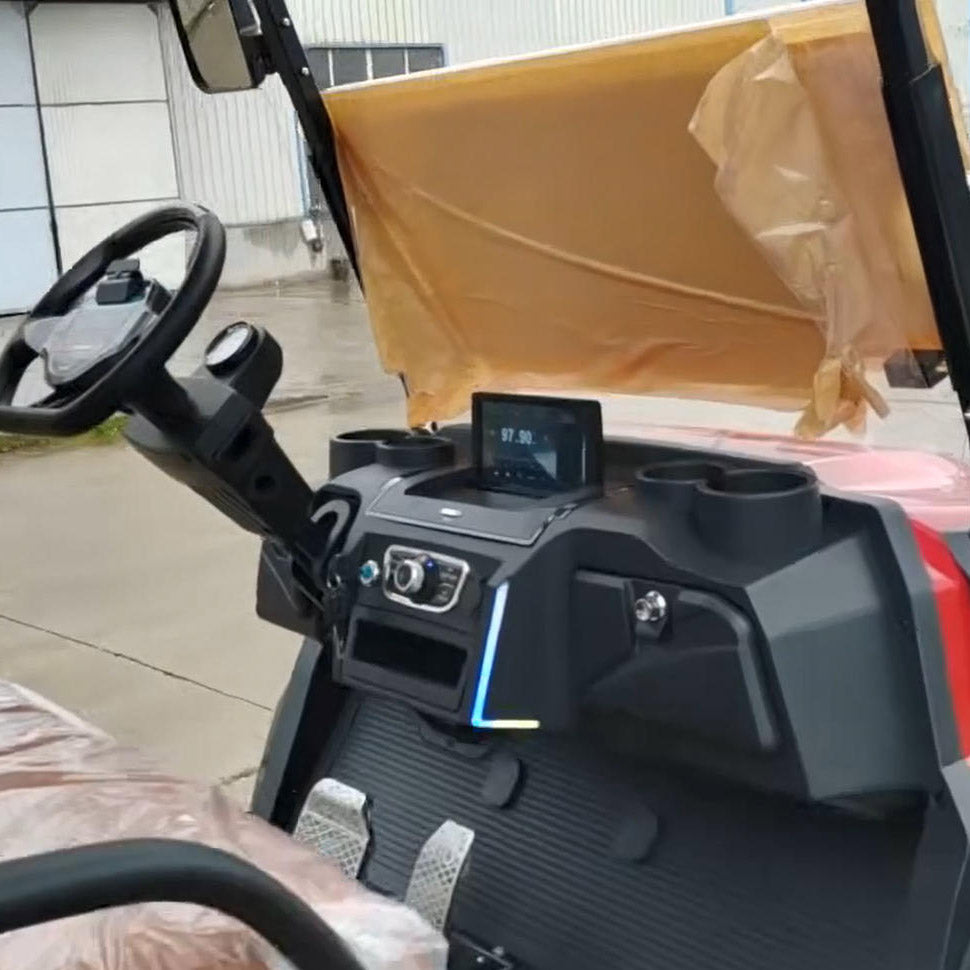 6-Seater Electric Golf Cart with Multimedia Screen | Multi-Purpose Utility Vehicle | YIPU-GC-E 6S
