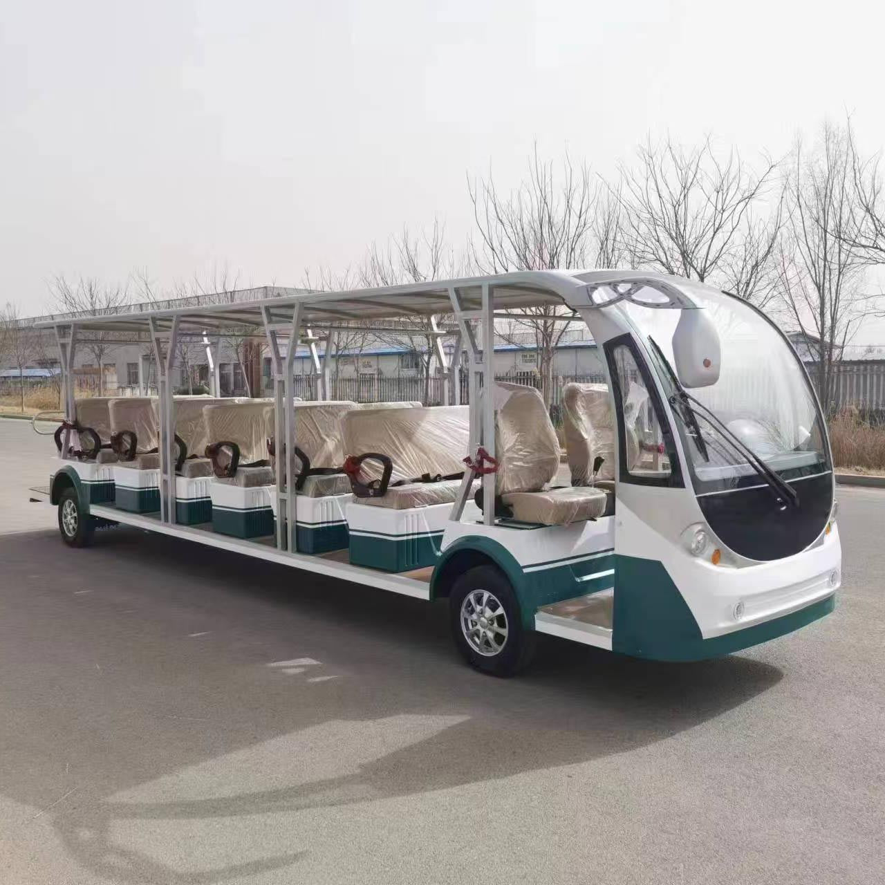 23-Seater Electric Sightseeing Vehicle – 96V Lithium Tour Tram | YIPU-SC-O 23S