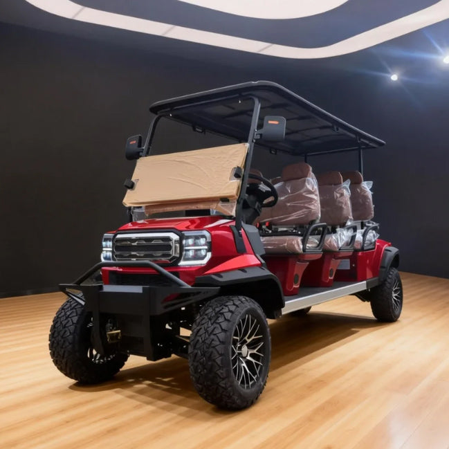 6-Seater Electric Golf Cart with Multimedia Screen | Multi-Purpose Utility Vehicle | YIPU-GC-E 6S