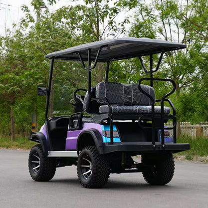 4-Seater Electric Golf Cart with Multimedia Screen | Multi-Purpose Utility Vehicle | YIPU-GC-H 2S+2S