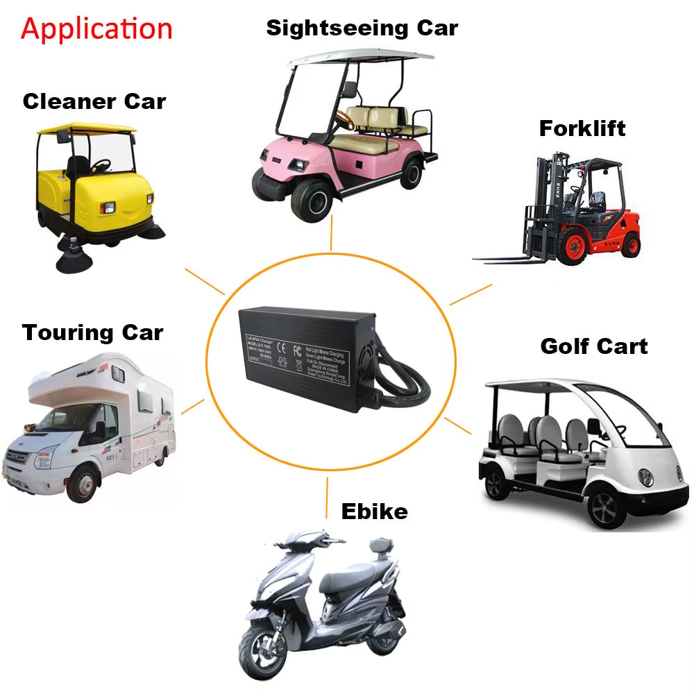 14.6V 30A Lifepo4 Fast Charger 4S 12V 12.8V Iron Phosphate Solar Energy Storage RV Golf Cart Battery Charger Alligator Clip