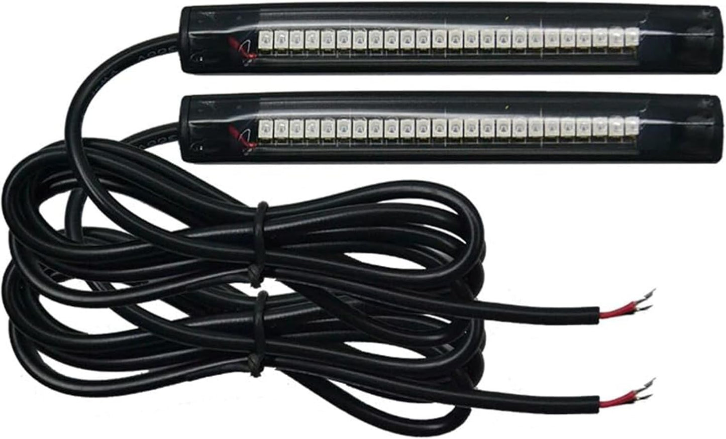 2Pcs 10CM Amber Led Strip Motorcycle Turn Signal Lights,Univers