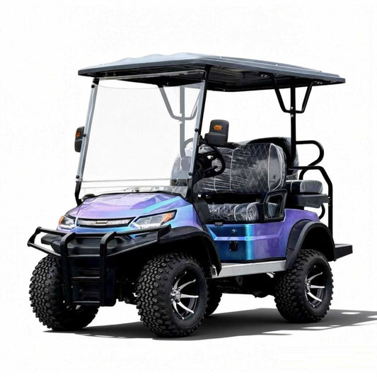 4-Seater Electric Golf Cart with Multimedia Screen | Multi-Purpose Utility Vehicle | YIPU-GC-H 2S+2S